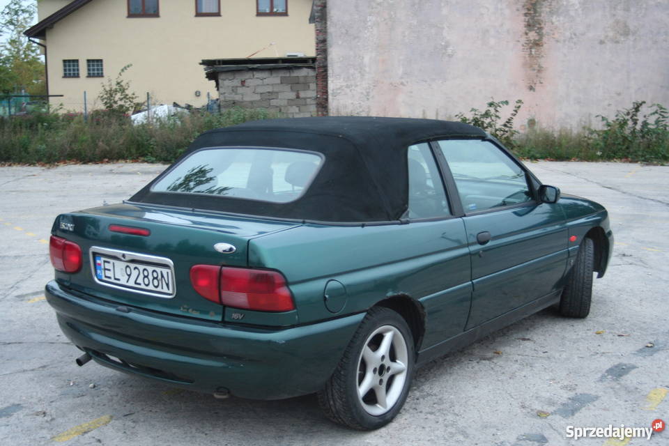 Ford Escort 16 16V Cabrio GHIA poduszka powietrzna łódzkie Zgierz