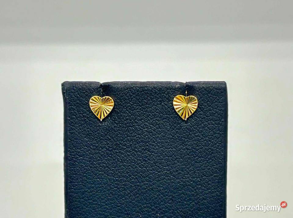 Nowe Złote Kolczyki pr 585 084g Kolczyki Elbląg