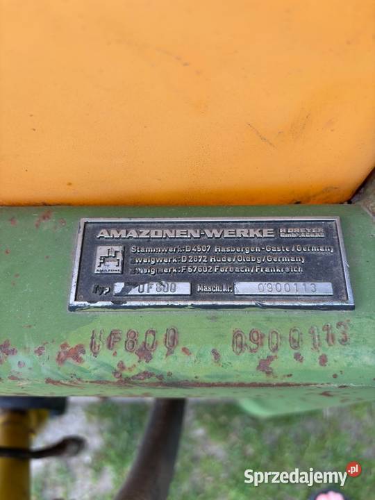 Opryskiwacz Amazone US 800 12m 800l Słupca