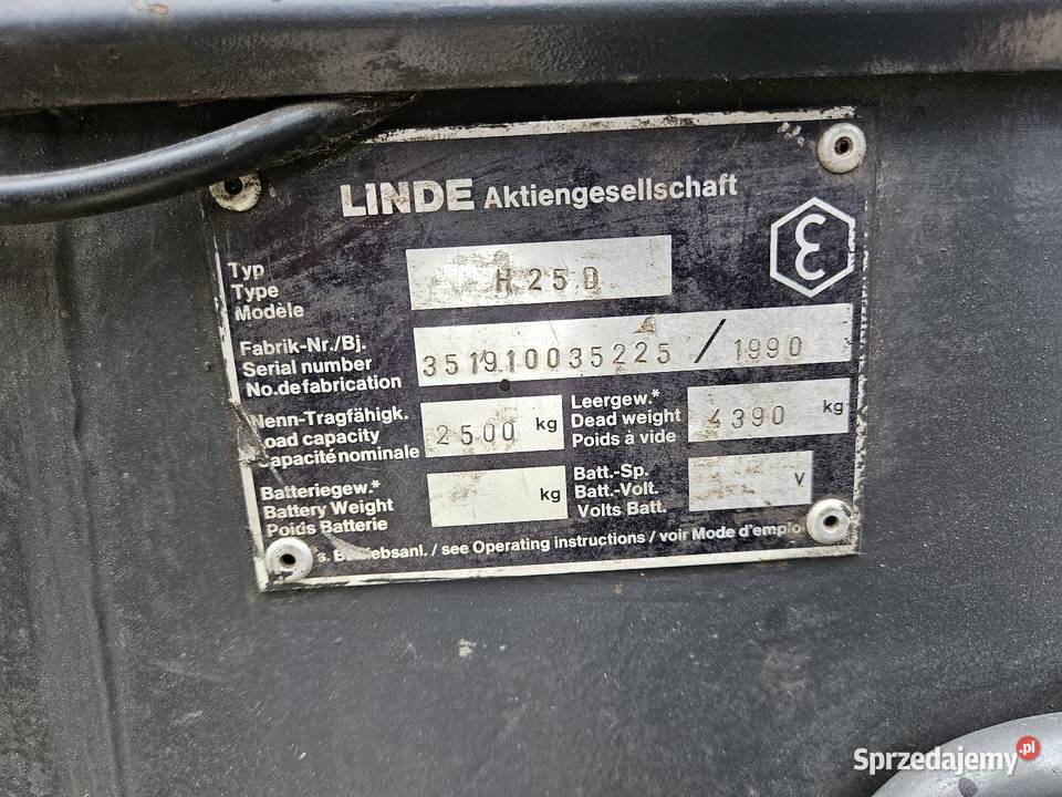 Wózek widłowy Linde H25D Linde