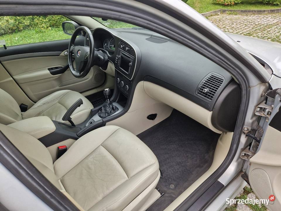 Saab 93 2007r 18T Navi Ksenony Skóra Alufelgi Sedan / Limuzyna 9-3 Ryglice