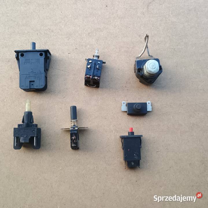 Osprzęt elektryczny różny przyciski łaczniki Chrzanów
