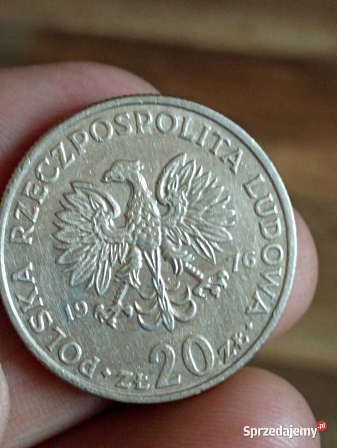 Sprzedam monete 20 zl 1976 bzm Marceli nowotko lubelskie Chełm
