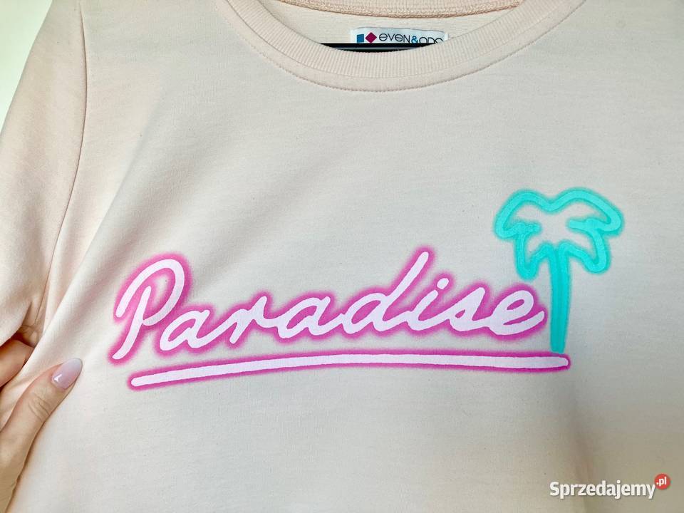 Pastelowa bluza EvenOdd Paradise fluo Rozmiar 38(M)