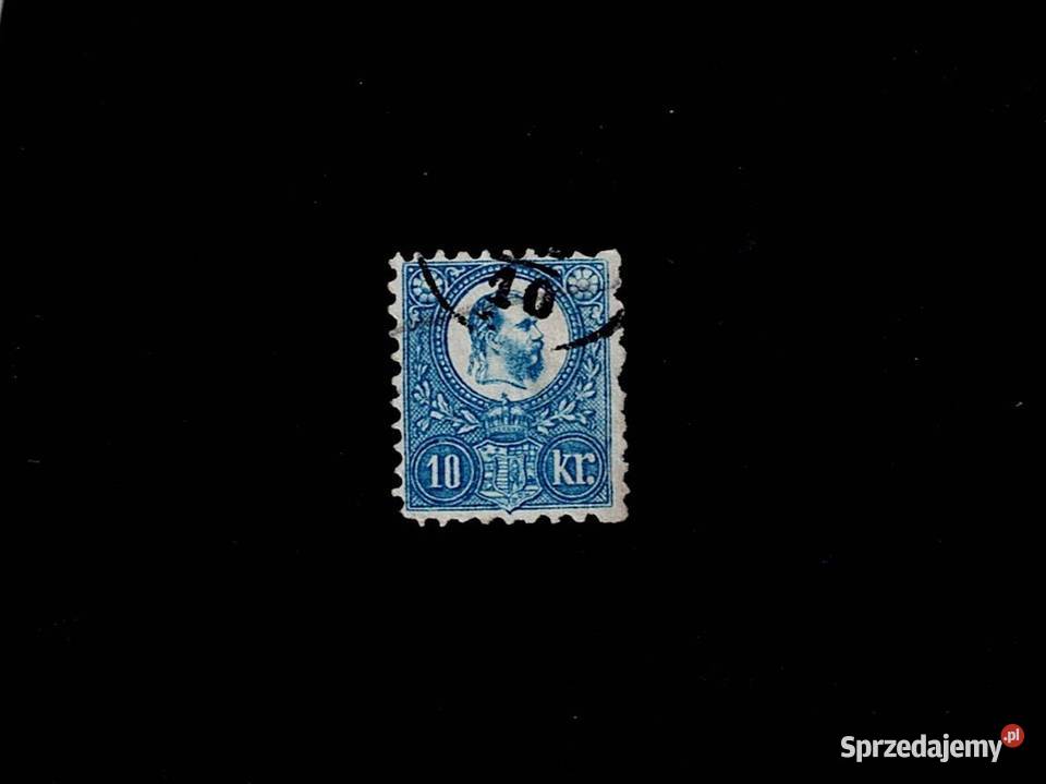 Znaczek Węgry Mi 11 z prześwitem Warszawa