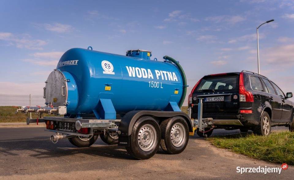 Wóz do wody pitnej beczkowóz Meprozet 1000 L Rogóźno