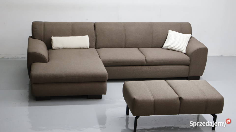 TCE DESIGN NAROŻNIK z funkcją spania PUFA 276cm