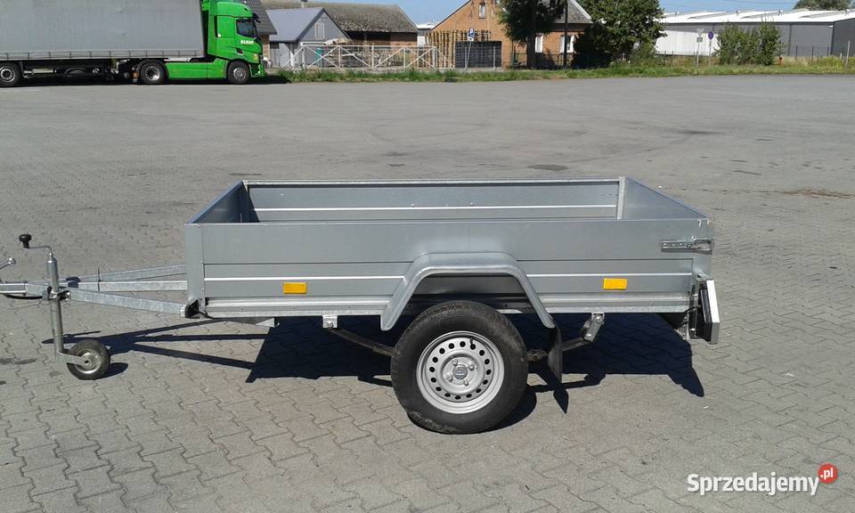 Przyczepa Rydwan 220x130 jednoosiowa resor nowa Wieluń