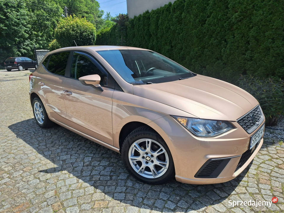 Seat Ibiza 10 MPI Reference Fast Lane V 2017 przyciemniane szyby Samochody osobowe śląskie Siewierz