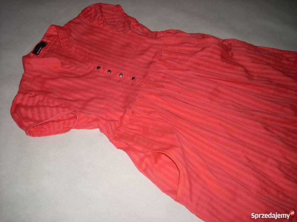VERO MODA sukienka tunika bawełna stójka XS S