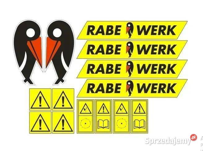 Naklejki oklejenie Rabewerk Zamiennik Janików sprzedam