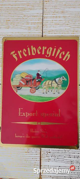 Kultowa Tabliczka FREIberger Vintage Loft kujawsko-pomorskie Wąbrzeźno
