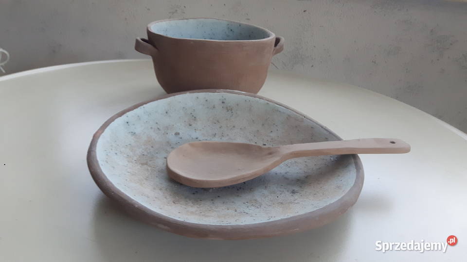 Zestaw ceramiczny ręcznie wykonany Otwock sprzedam