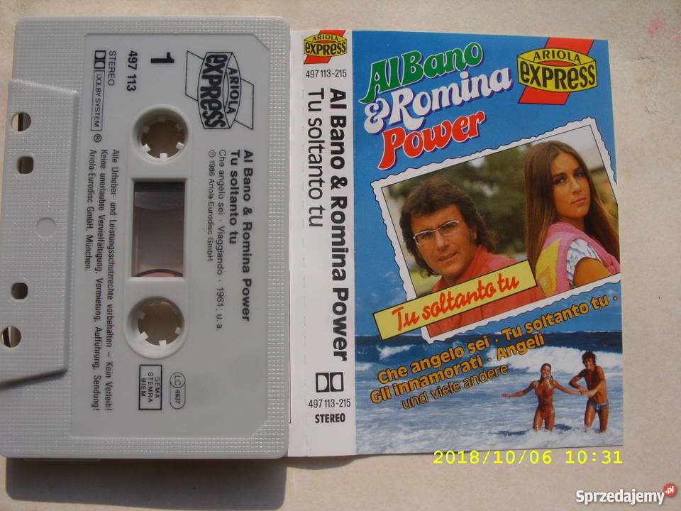 POP kaseta AL BANO ROMINA POWERTU SOLTANTO TU Wołów