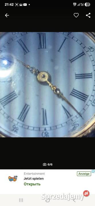 Stary Niemiecki zegarek kieszonkowy Gołowierzchy