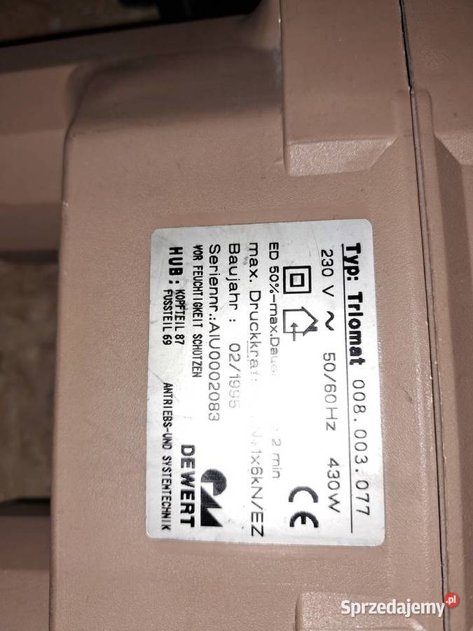 Silnik Dewert Triomat Używany serwisie Sprzedam Warszawa