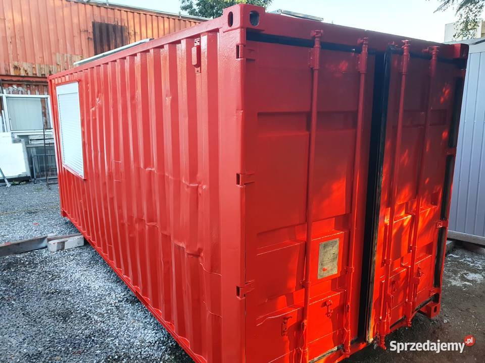 Kontener morski 20 magazynowy socjalny stróżówka Wrocław