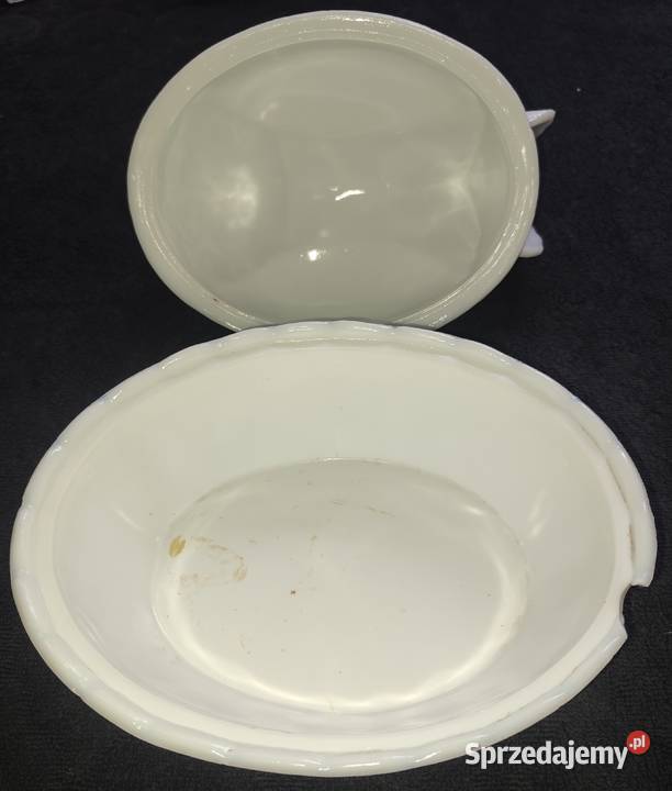 Kura w kolorze białym Porcelana i szkło mazowieckie Warszawa sprzedam