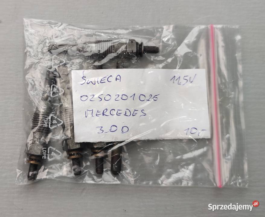 Świeca żarowa mercedes 30 D 115V 02500201026