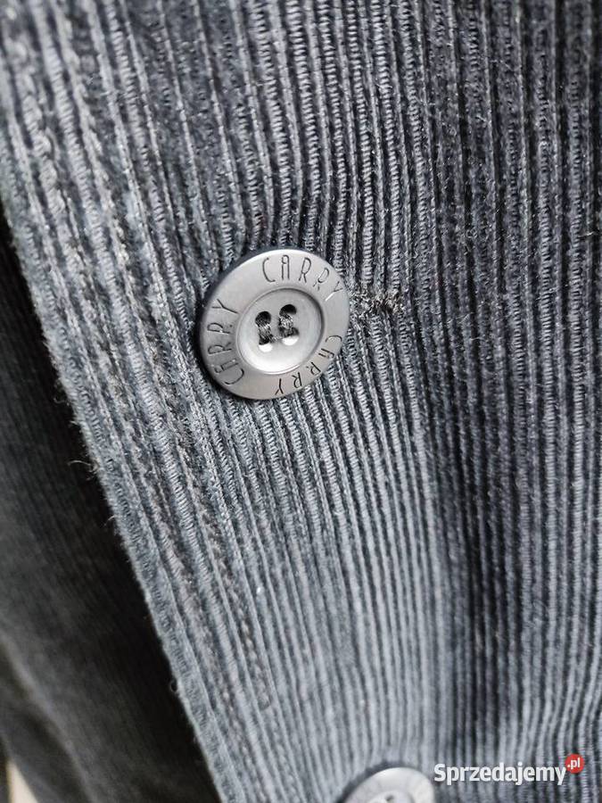 Marynarka sztruksowa Carry męska czarna Pozostałe Głuchołazy