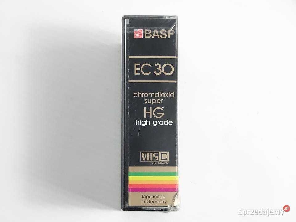 Kaseta VHSC BASF EC 30 Chromdioxid Super HG NOWA lubelskie Biłgoraj