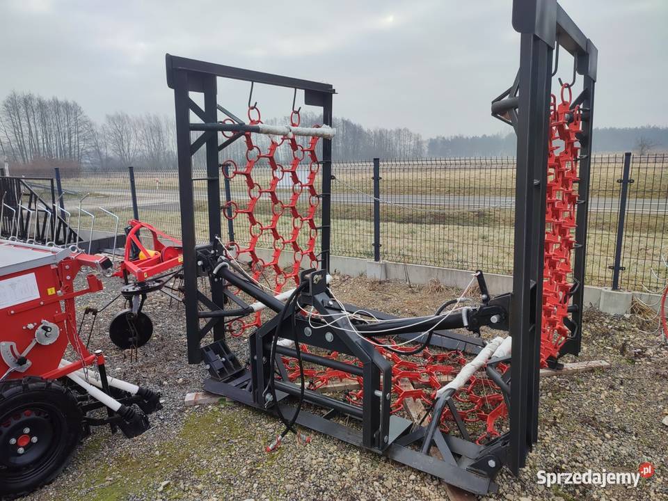 nowa włóka łąkowopolowa metal technik DOSTAWA nieuszkodzony Dziadkowice