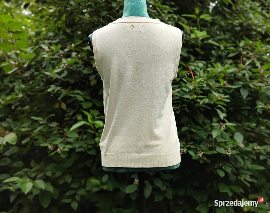 Beżowy sweter Stockh LM S 36 jasny beż brązowy/beżowy Szczecin sprzedam