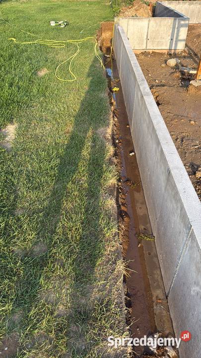 Usługi koparką minikoparką koparkoładowarką Wykopy, roboty ziemne Świdnik