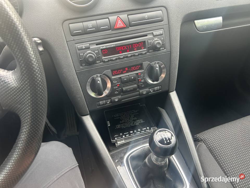 Audi A3 Sportback 16 Benzyna 2005r 5 drzwi Hak A3 Kraków sprzedam