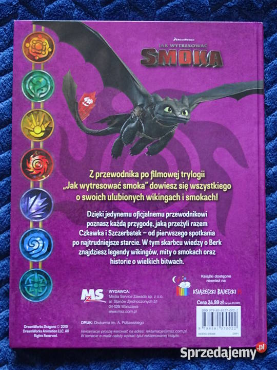 Książka i i przewodnik filmowy wytresować smoka Wrocław sprzedam