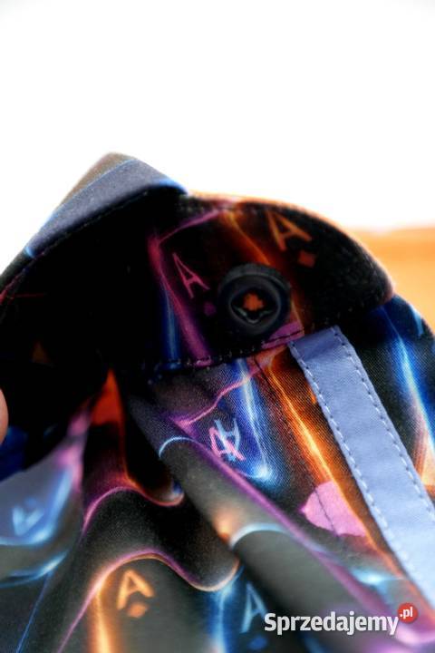 DANIEL BESSI Koszula Męska Fb057 Czarna KARTY Rozmiar L wielkopolskie Ostrów Wielkopolski