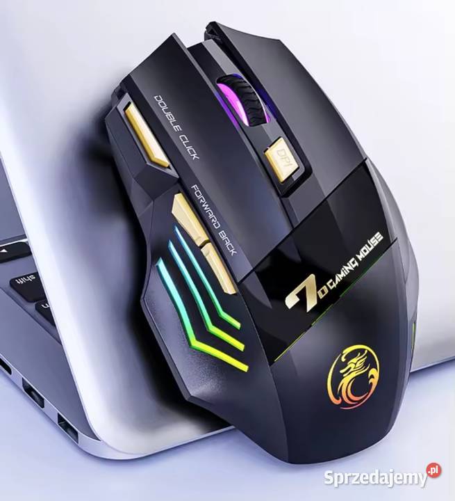 Mysz Gamingowa 7D RGB DPI Switch Double Click Pozostałe Warszawa