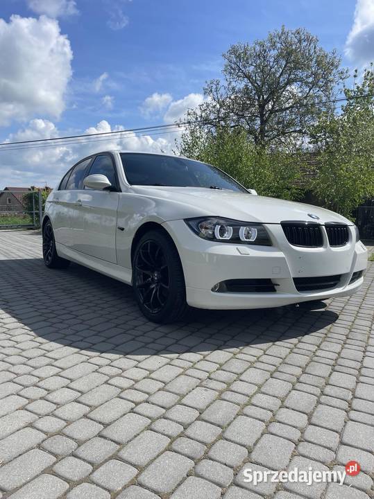 BMW E90 320D biała automat światła LED Połom Duży