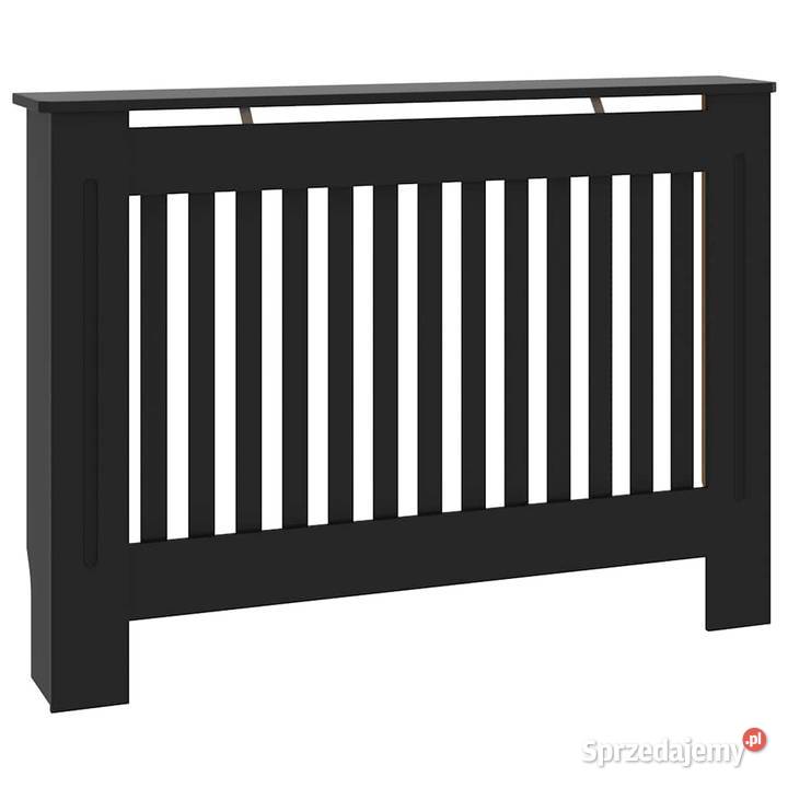 vidaXL Osłona na kaloryfer czarna 112x19x815 sprzedam