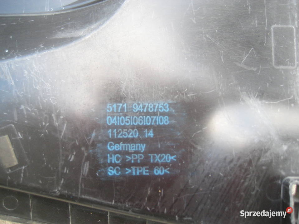 bmw x1 u11 2225r podszybie plastykowe 9478753 Rakoniewice