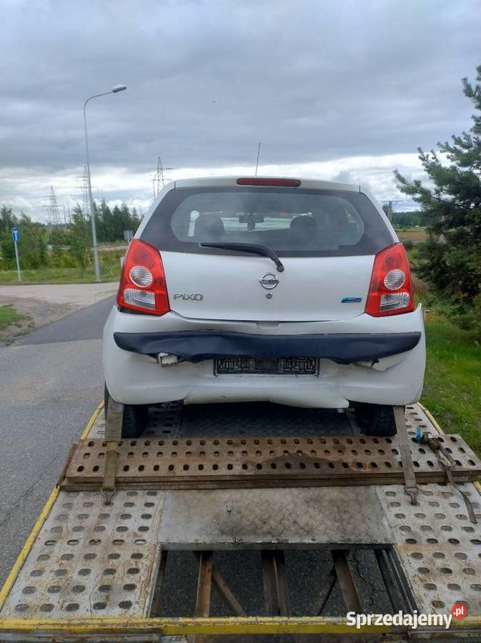 Nissan Pixo 10 B 2009r Przebieg 97 Części sprzedam