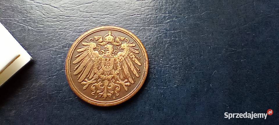 Stare monety 1 fenig 1900 A Niemcy podkarpackie
