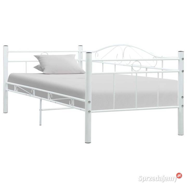 vidaXL Rama leżanki biała metalowa 90 x 200 Warszawa