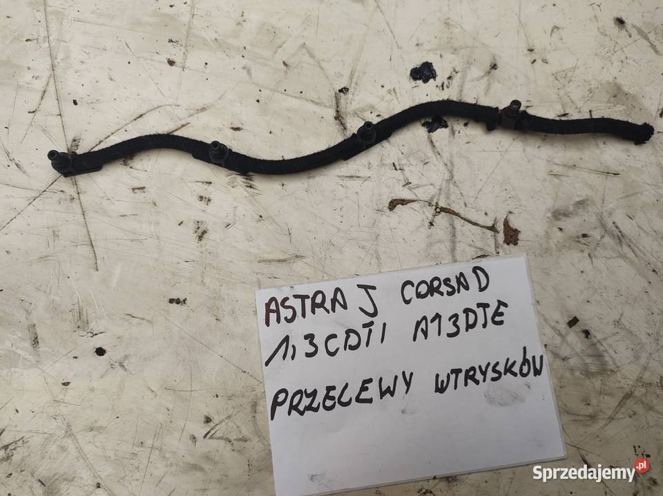 OPEL ASTRA J CORSA D 13CDTI przelewy wtrysków Kielce