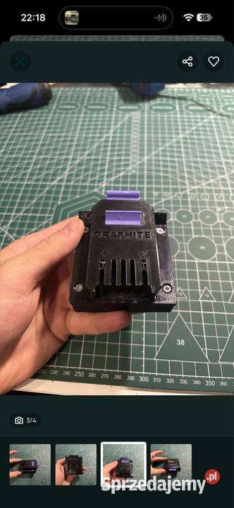 Adapter urządzenie graphite bateria einhell Narzędzia