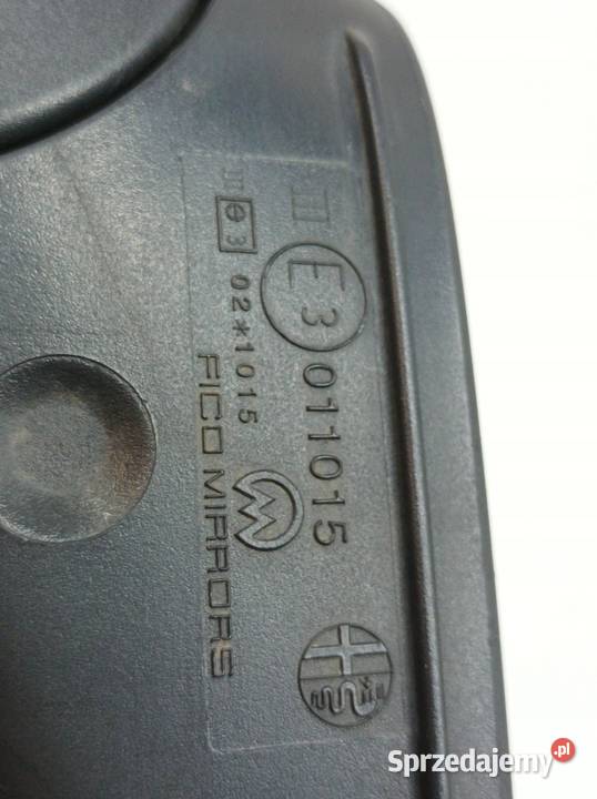 LUSTERKO PRAWE 7PIN EUROPA CHROM Alfa Romeo 159 osobowe