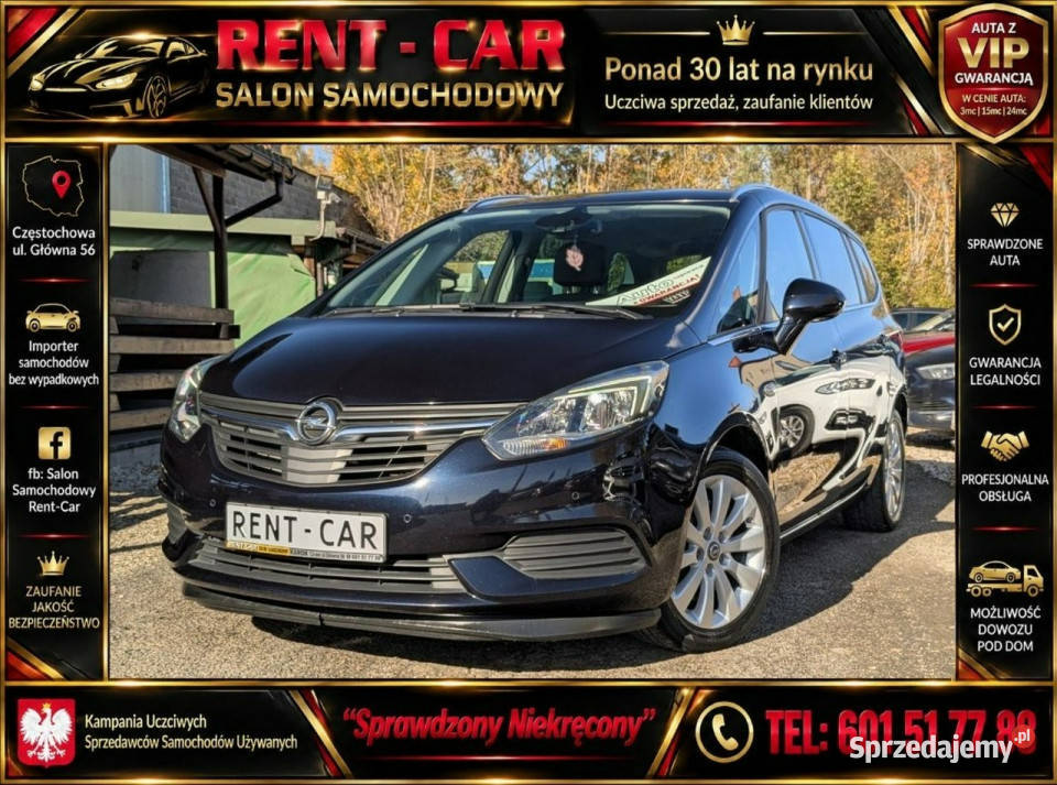 Opel Zafira 20D130OPŁACONYBezwypadkowyAutomat śląskie Częstochowa