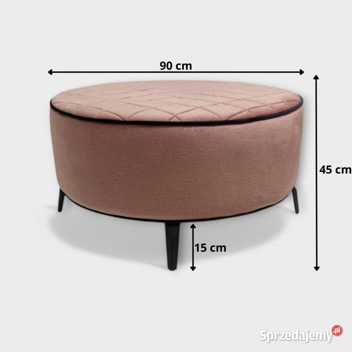 Pufa Pedro Pik 90 wysoka jakość okrągła Monolith 45cm dolnośląskie Wrocław sprzedam