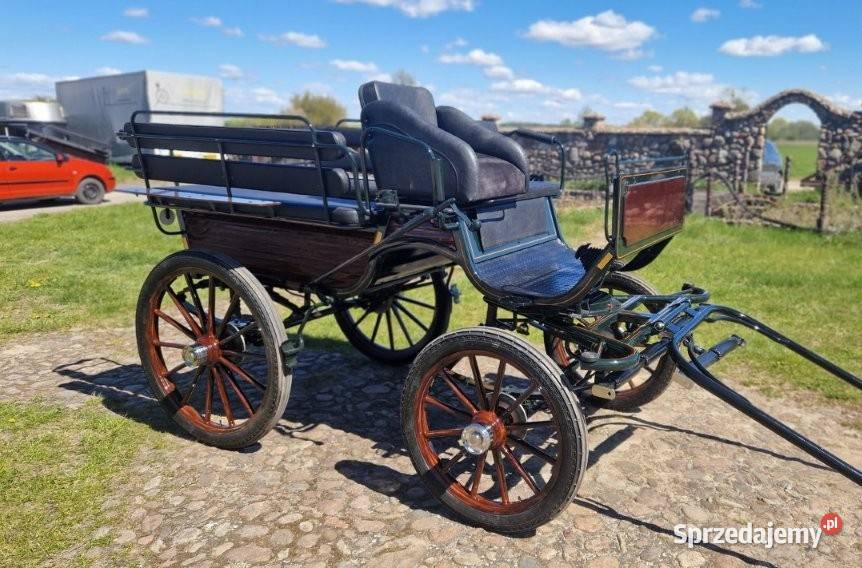 Powóz konny bryczka Wagonetka na 1 i 2 konie Sport i Wypoczynek