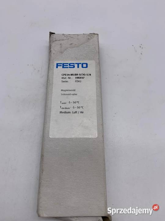 Festo CPE14M1BH53G18 196937 Elektrozawór Pozostałe Warszawa sprzedam