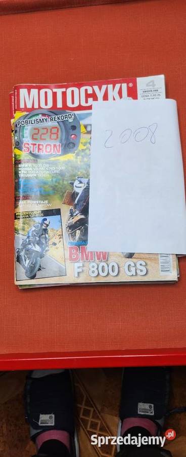 Kolekcjonerskie czasopismo motocykl 2008