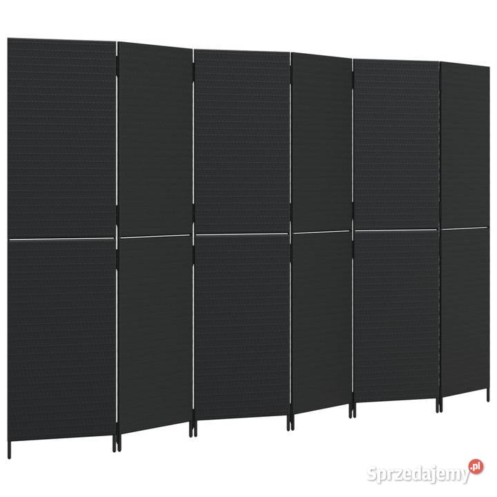vidaXL Parawan 6panelowy czarny Warszawa
