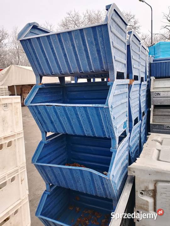 Pojemnik magazynowy metalowy z blachy stalowej dolnośląskie Głogówko