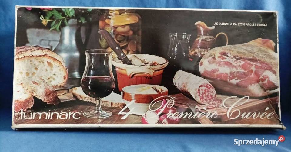 Kielichy Francja lata 70 dolnośląskie Dzierżoniów