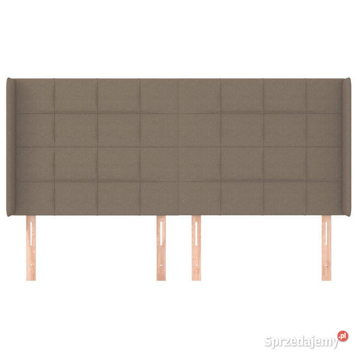Zagłówek uszak taupe 203x16x118128 tkanina Meble Warszawa